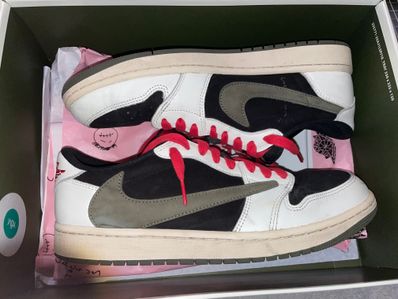 Travis Scott × Nike Women's Air Jordan 1 Low OG "Medium Olive"