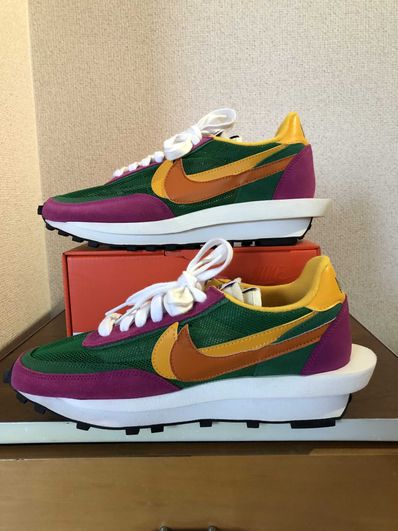 sacai × NIKE LDV WAFFLE "PINE GREEN"