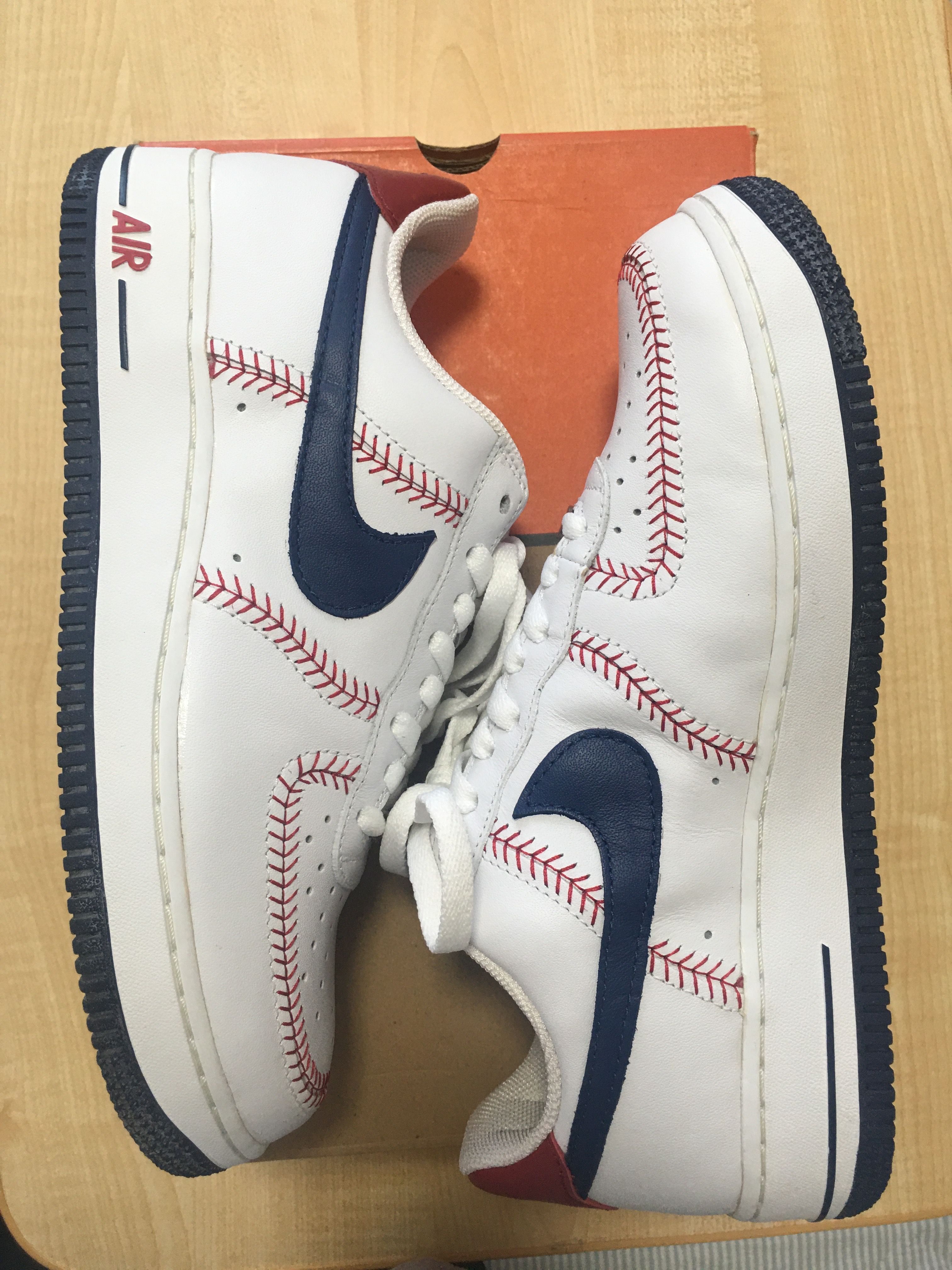 Nike Air Force1 "white/rapid-pro red"