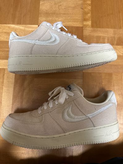 Stussy × Nike Air Force 1 Low "Fossil Stone"