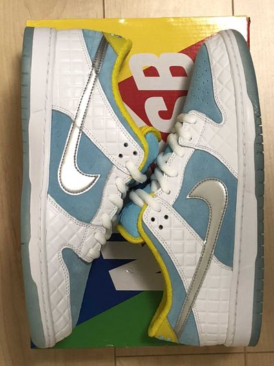 FTC × Nike SB Dunk Low "White/Blue"