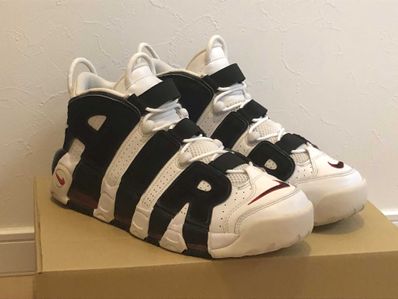 Nike Air More up Tempo "White/Black/University Red"(~2018)