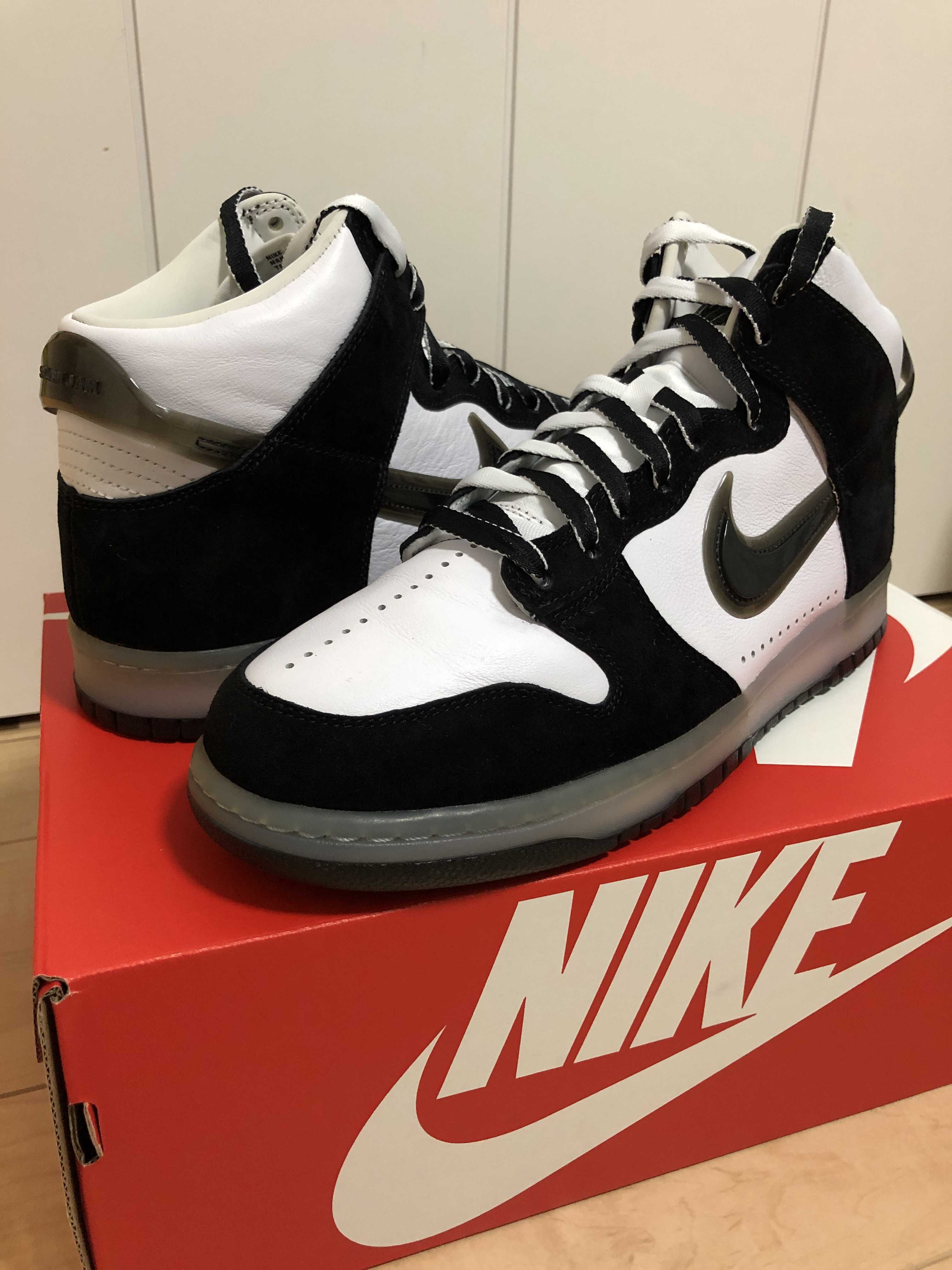 SLAM JAM x NIKE DUNK HIGH "WHITE/CLEAR BLACK"