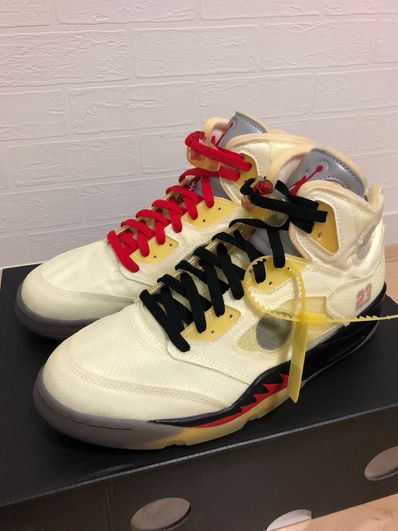 Off-White × Nike Air Jordan 5 "Sail"