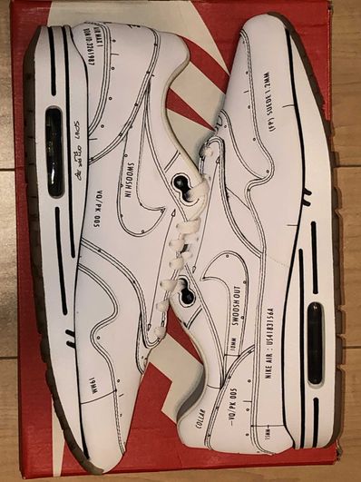 NIKE AIR MAX 1 "TINKER SCHEMATIC WHITE"
