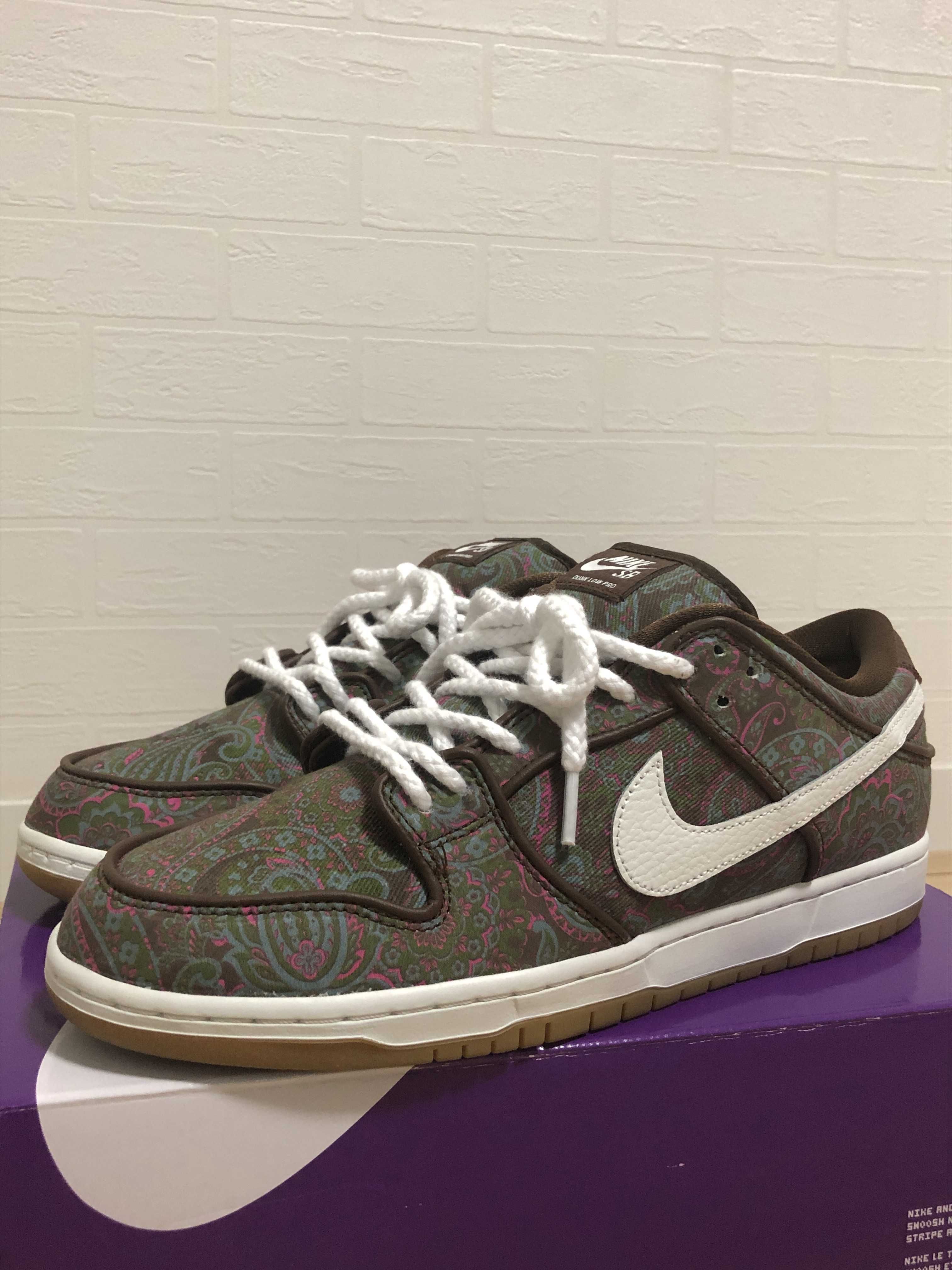 Nike SB Dunk Low PRM "Brown Paisley"