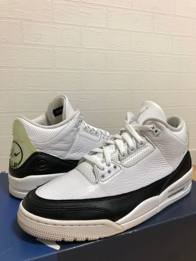 Fragment × Nike Air Jordan 3 "White/Black"