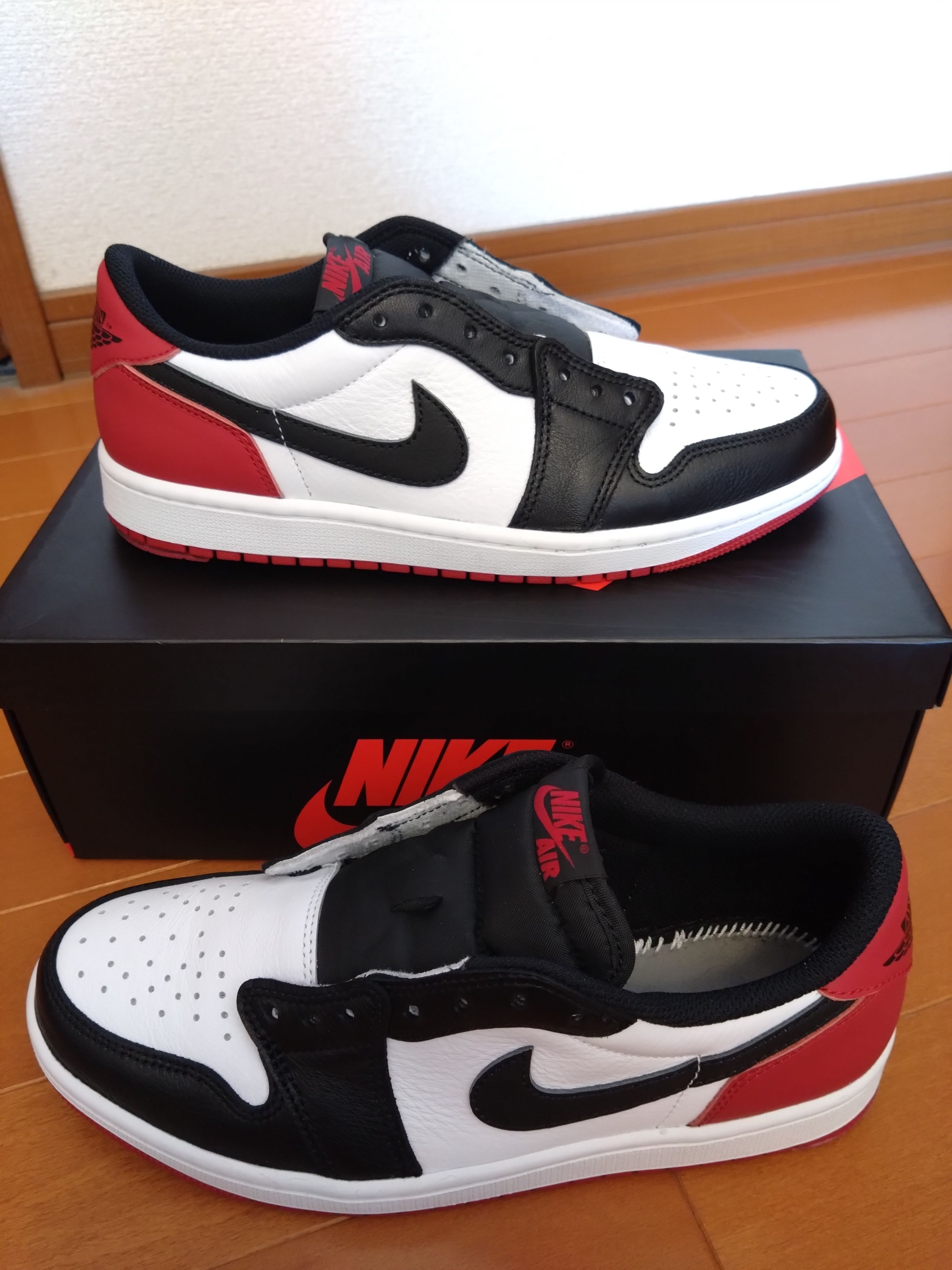 Nike Air Jordan 1 Retro Low OG "Black Toe"