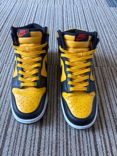Nike Dunk High "University Gold and Black"