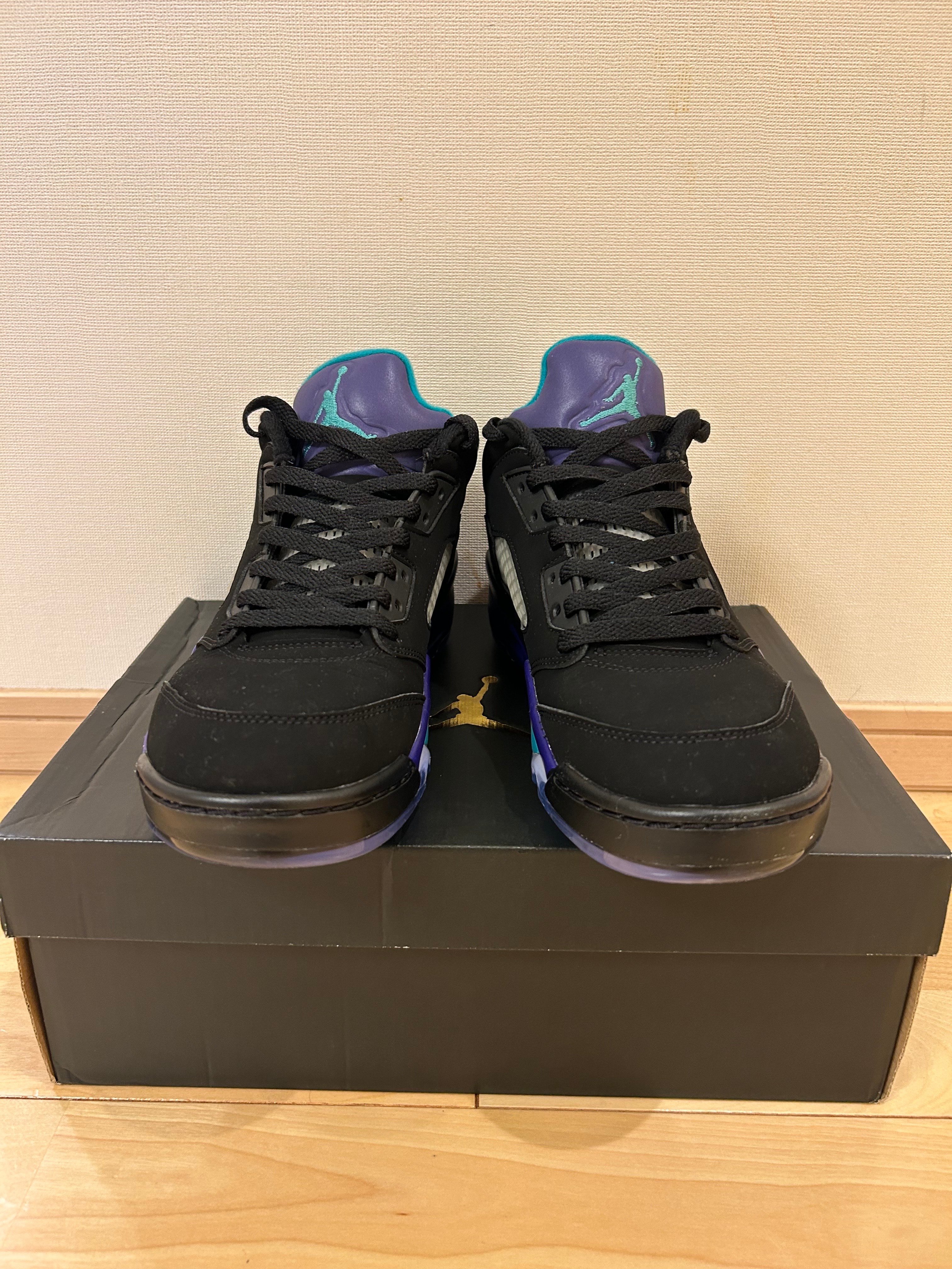 値下げ不可 エア ジョーダン 5 ブラックグレープ⛳️GOLF DS New Air Jordan V 5 Low Golf Black Grape Size 12 VTG