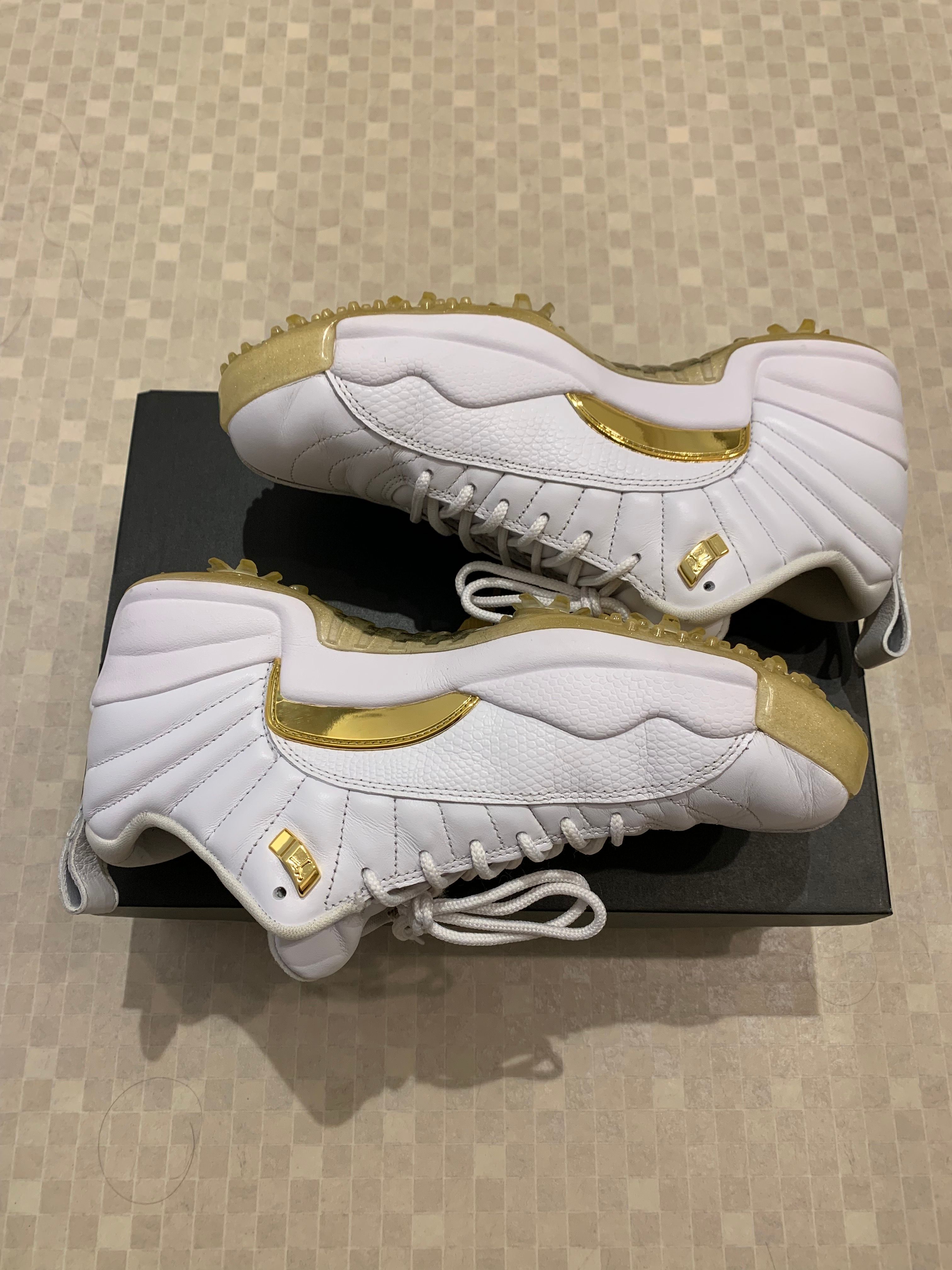 Nike Air Jordan 12 Low Golf "Metallic Gold"