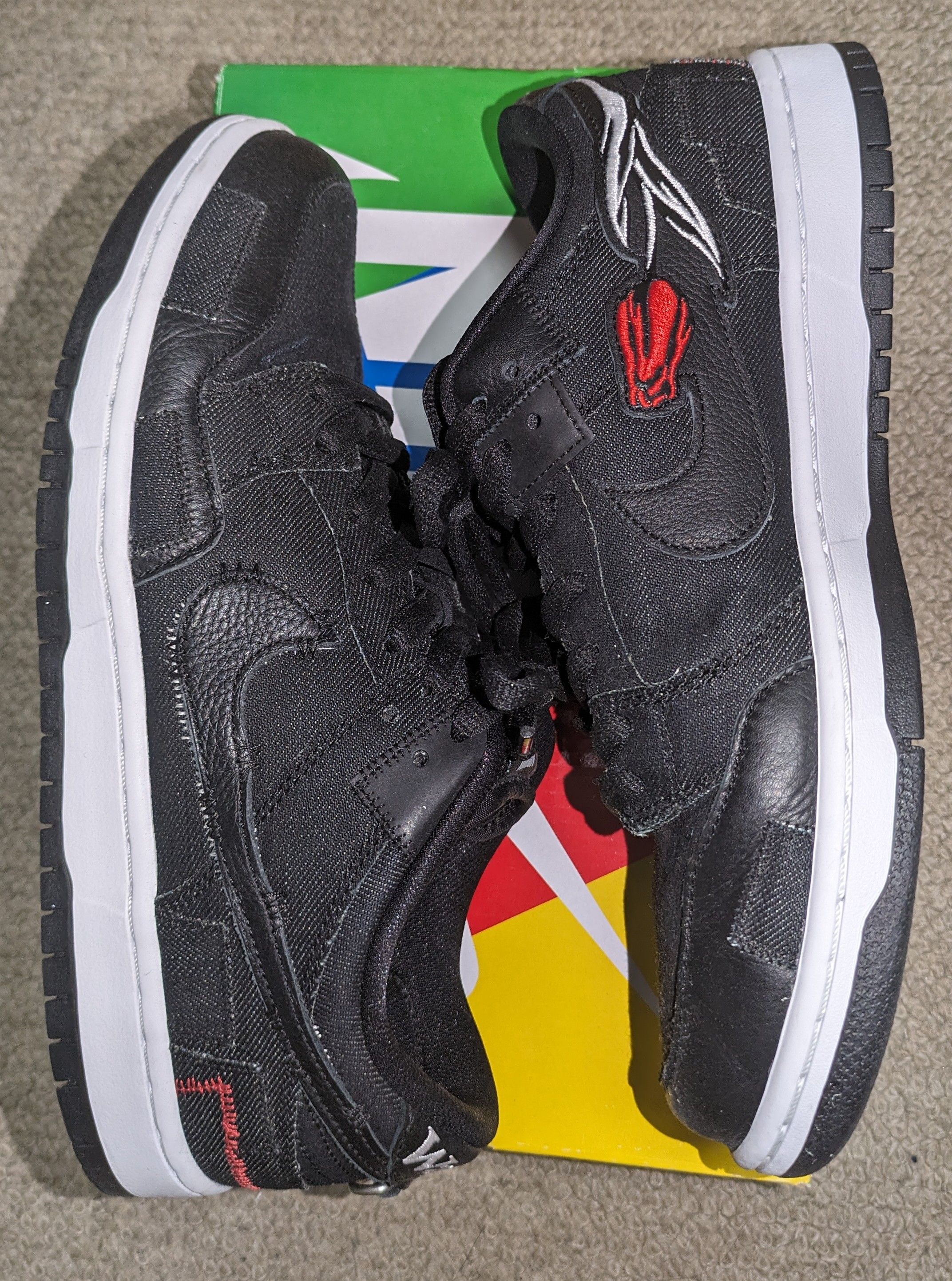 Wasted Youth × Nike SB Dunk Low "Black Denim" / VERDY