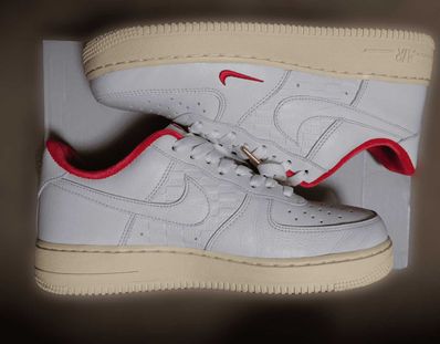 KITH × Nike Air Force 1 Low "White/Red"