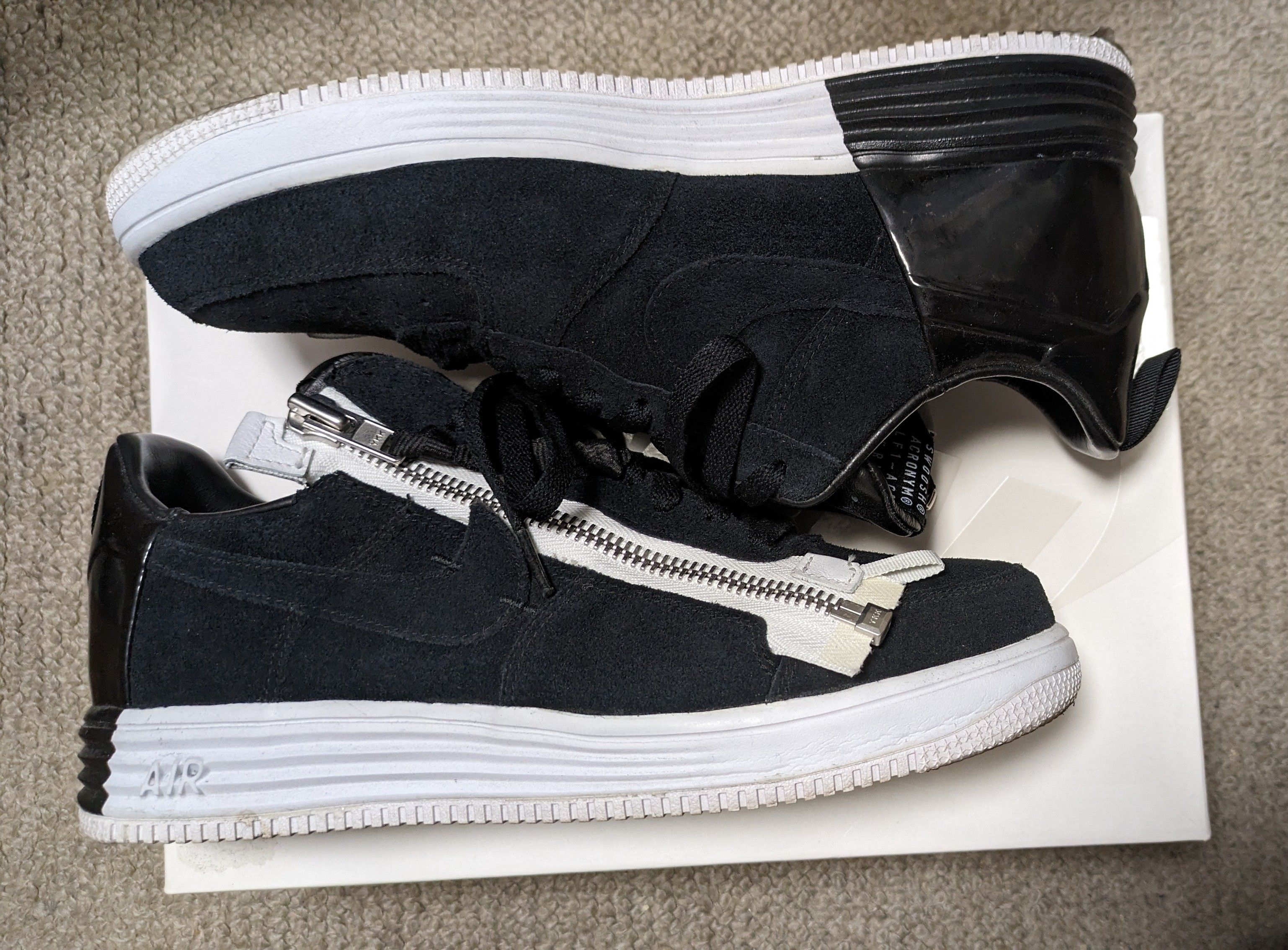 Acronym × Lunar Force 1 SP "Black/White"