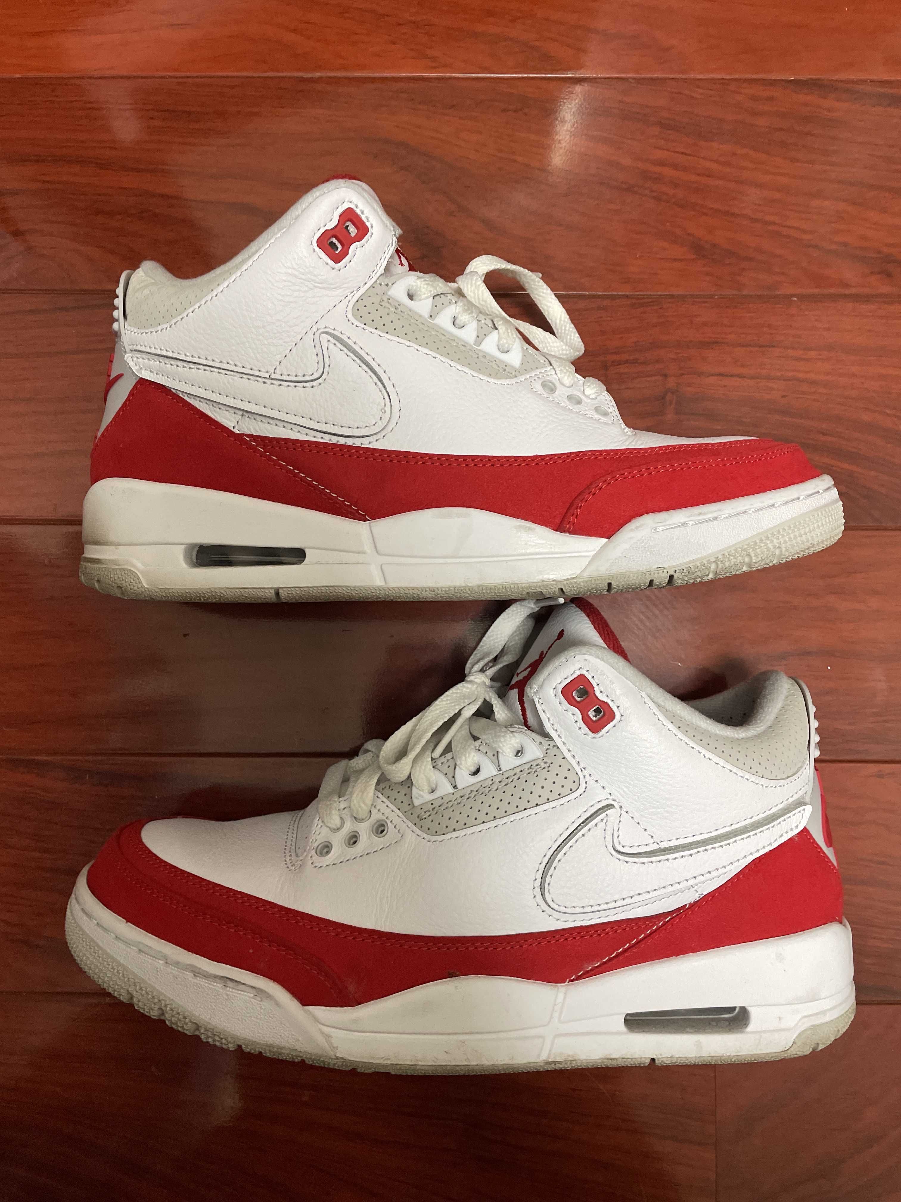 Nike Air Jordan 3 Retro "Tinker White/University Red"