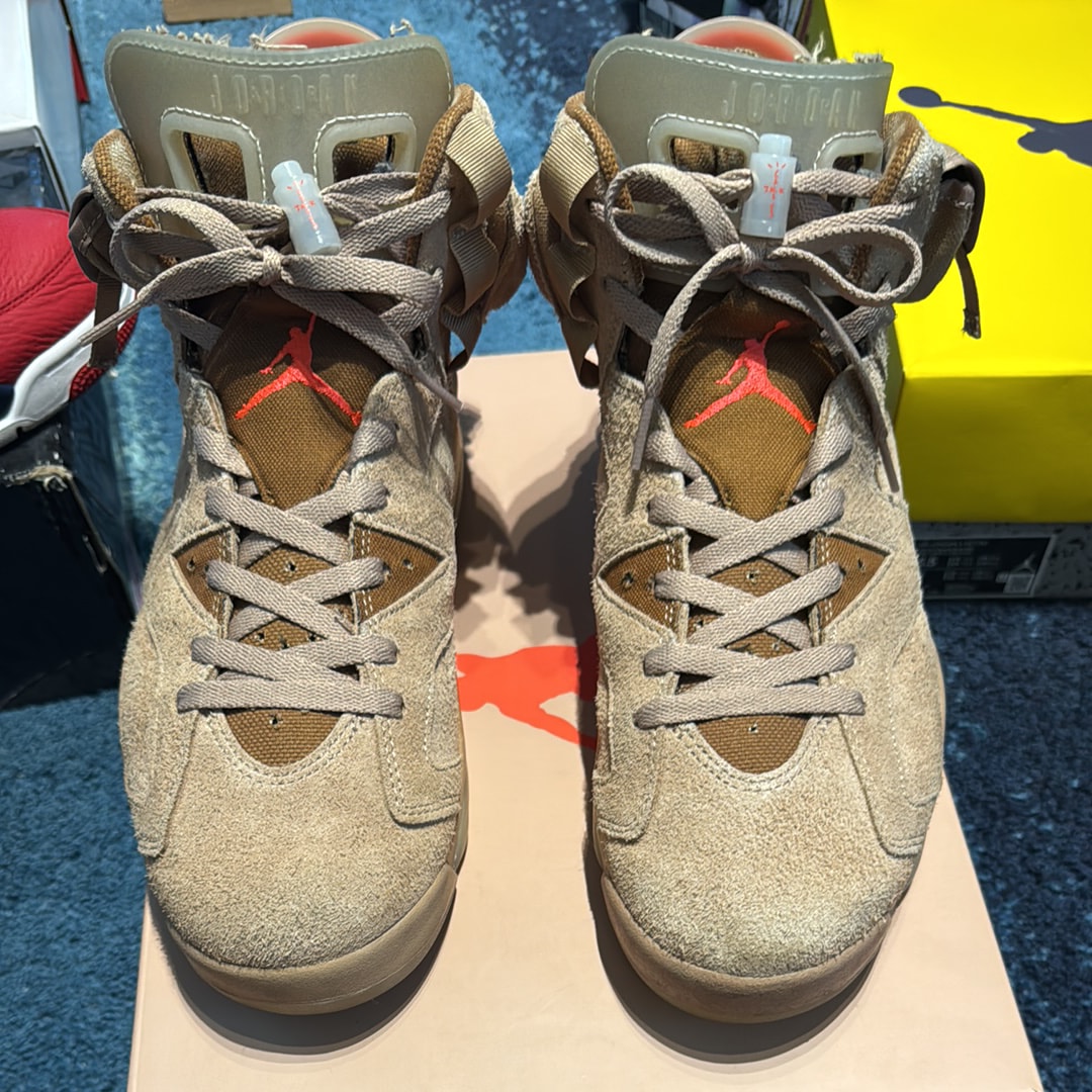 Travis Scott × Nike Air Jordan 6 "British Khaki"