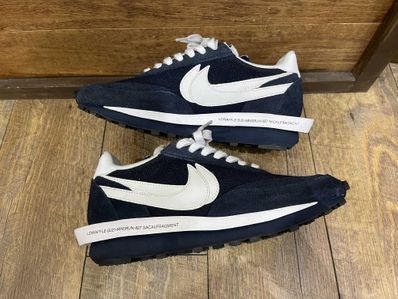 Fragment × sacai × Nike LD Waffle "Blackended Blue"
