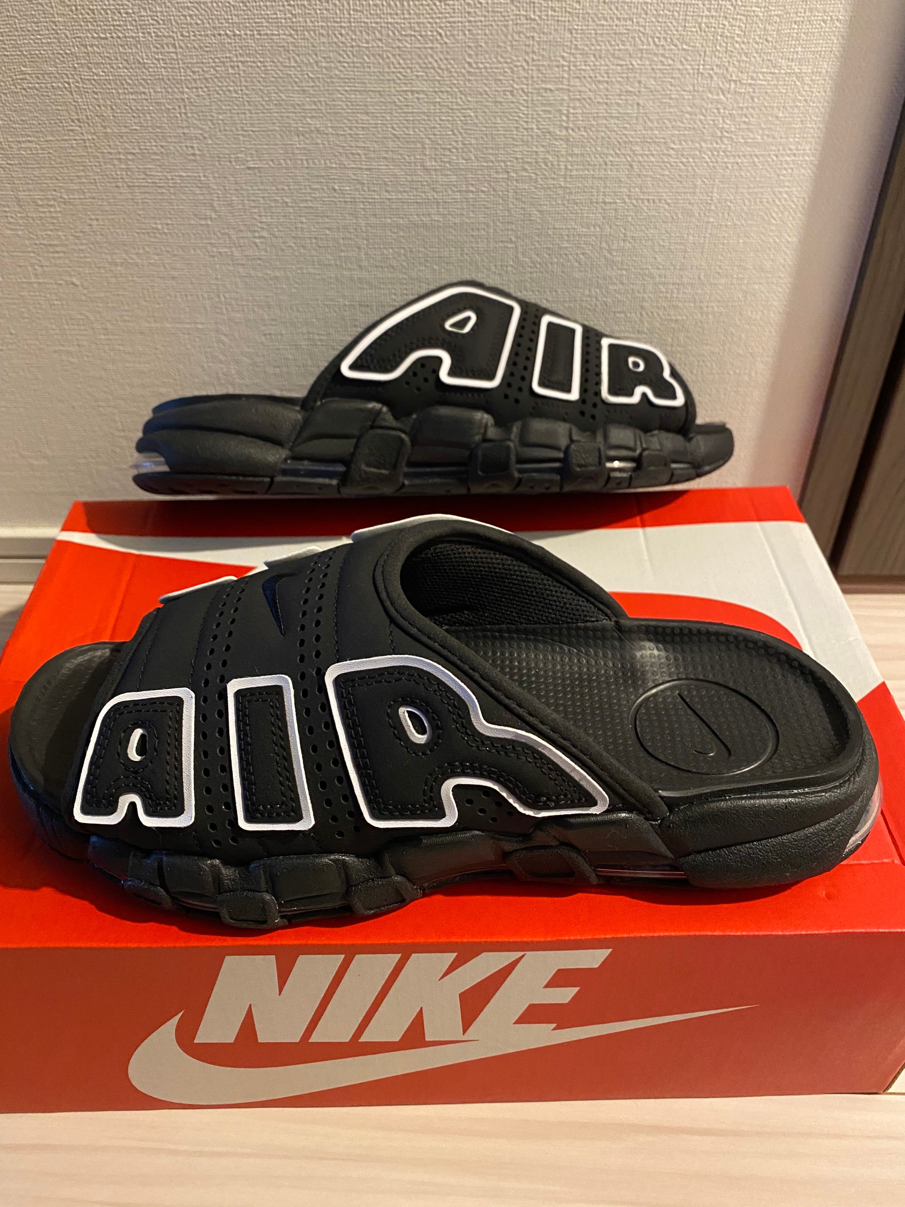 Nike Air More Uptempo Slide "Black" (DV2132-001/DV2137-001)