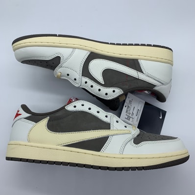 Travis Scott × Nike Air Jordan 1 Low OG SP "Reverse Mocha/Sail and Ridgerock"