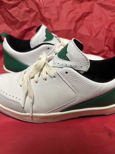 Nina Chanel Abney × Nike Women's Air Jordan 2 Retro Low "White and Malachite"