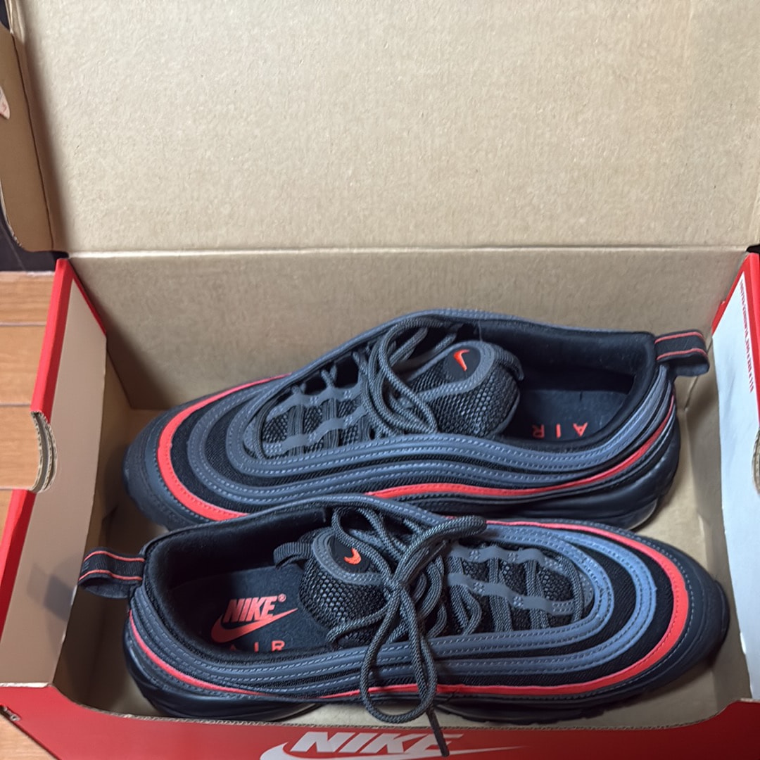 Nike Air Max 97 "Black/Picante Red/Anthracite"