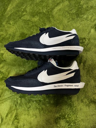 Fragment × sacai × Nike LD Waffle "Blackended Blue"