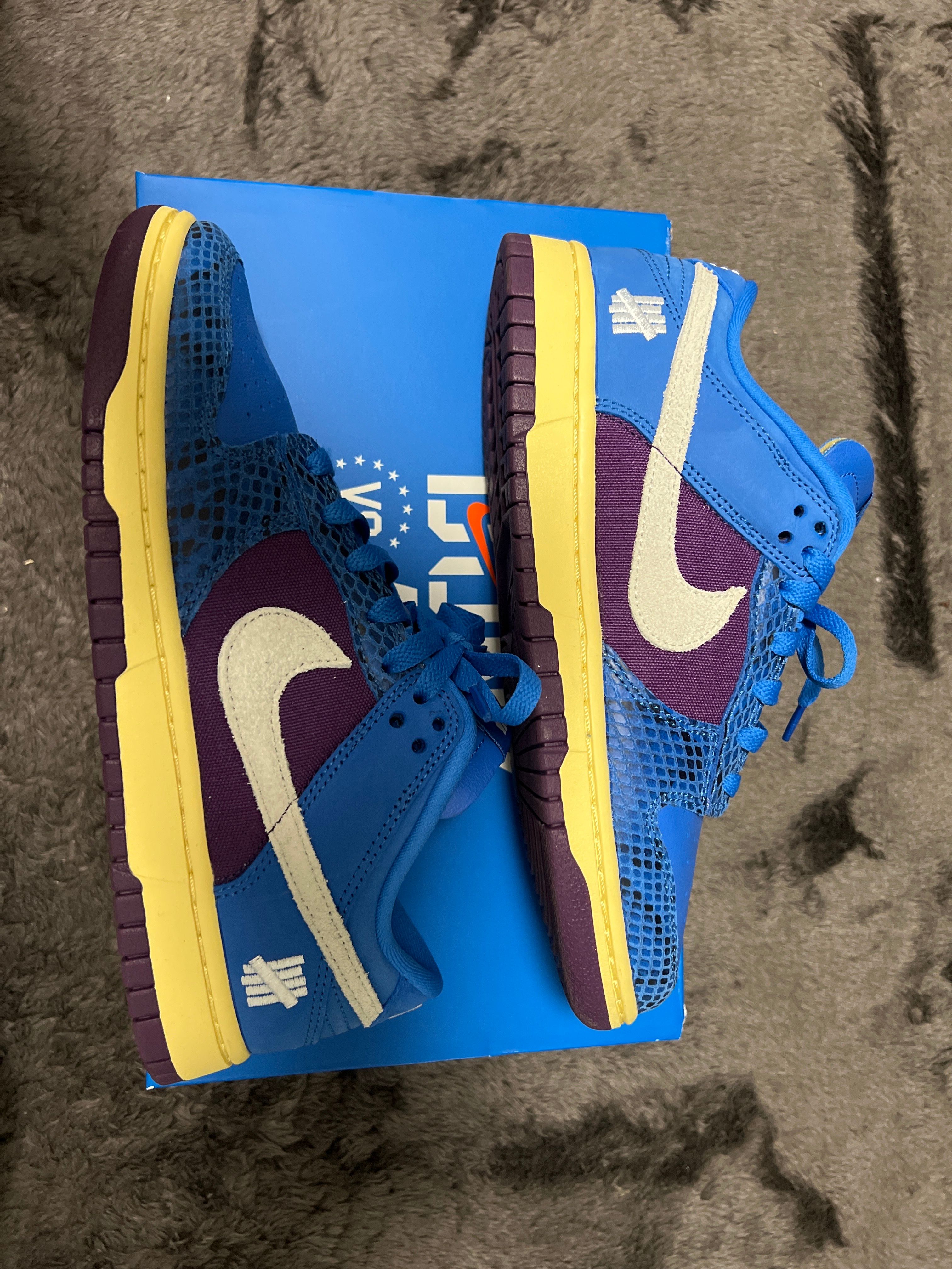 UNDEFEATED × Nike Dunk Low SP "Royal"