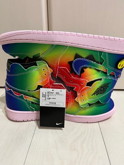 J Balvin × Nike Air Jordan 1 High OG "Rainbow"