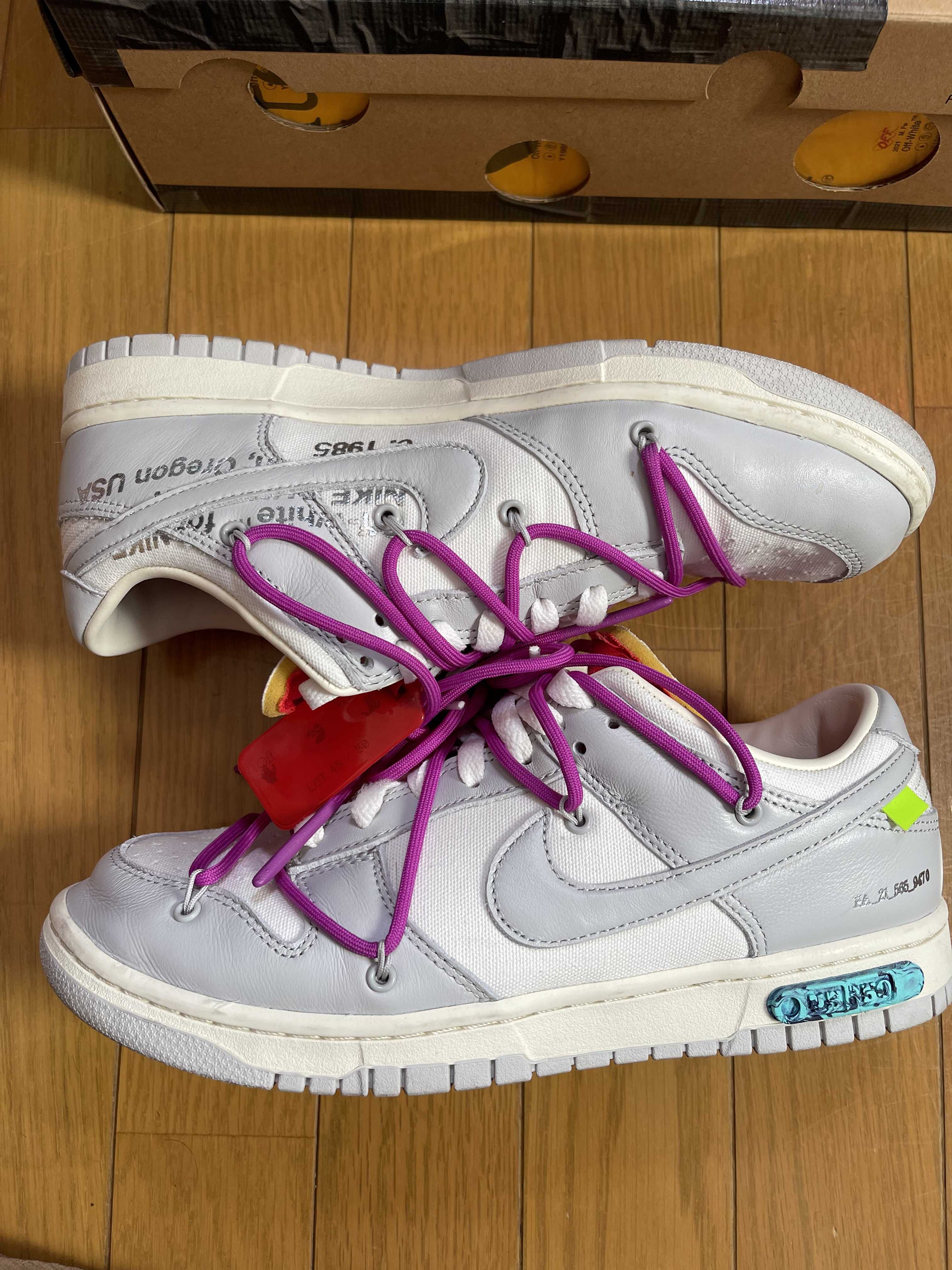 Off-White × Nike Dunk Low 1 of 50 "Lot.45"