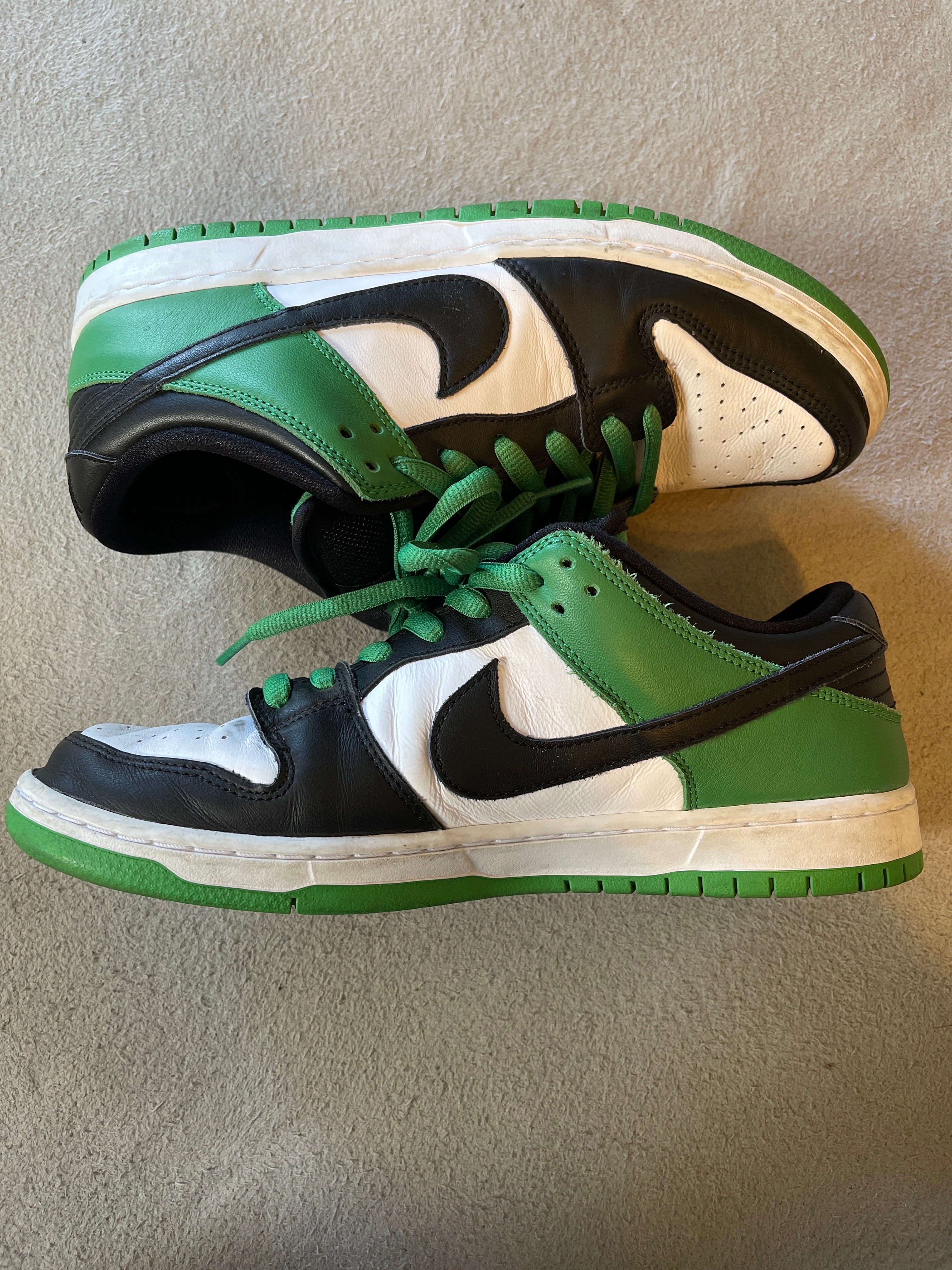 Nike SB Dunk Low Pro "Black and Classic Green"