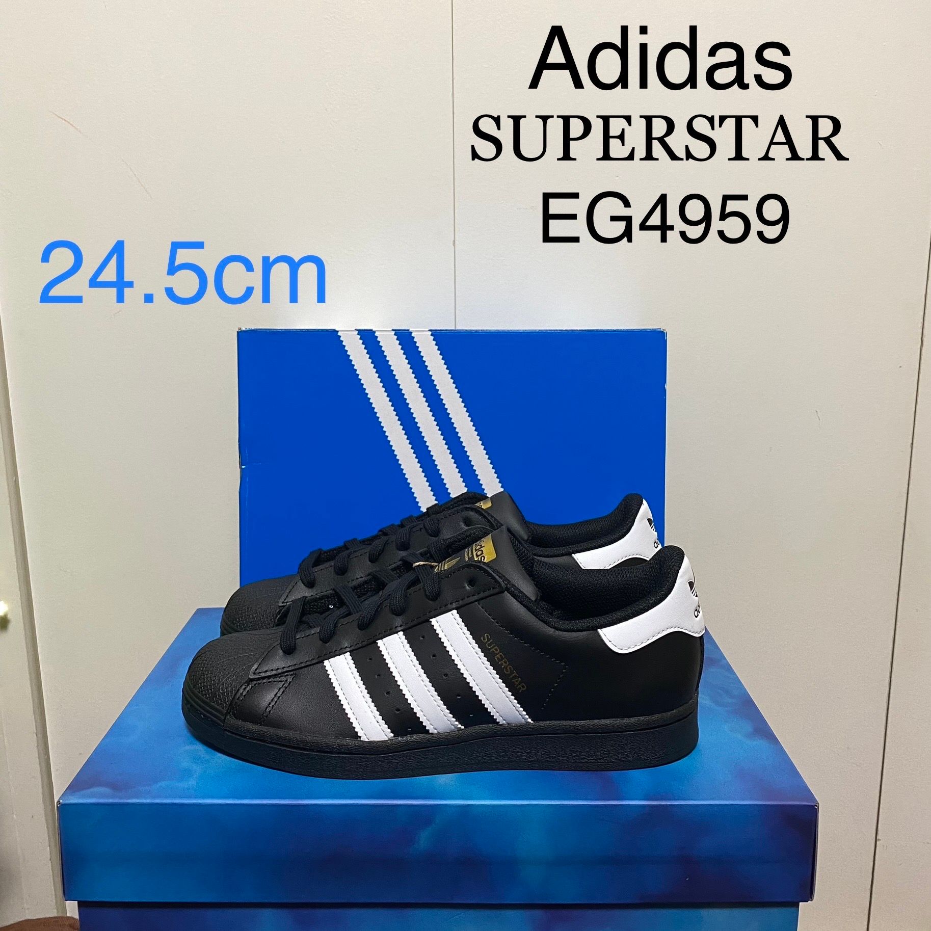 adidas Superstar "Core Black/Footwear White"