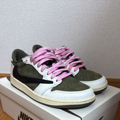 Travis Scott × Nike Air Jordan 1 Low OG SP "Reverse Olive"