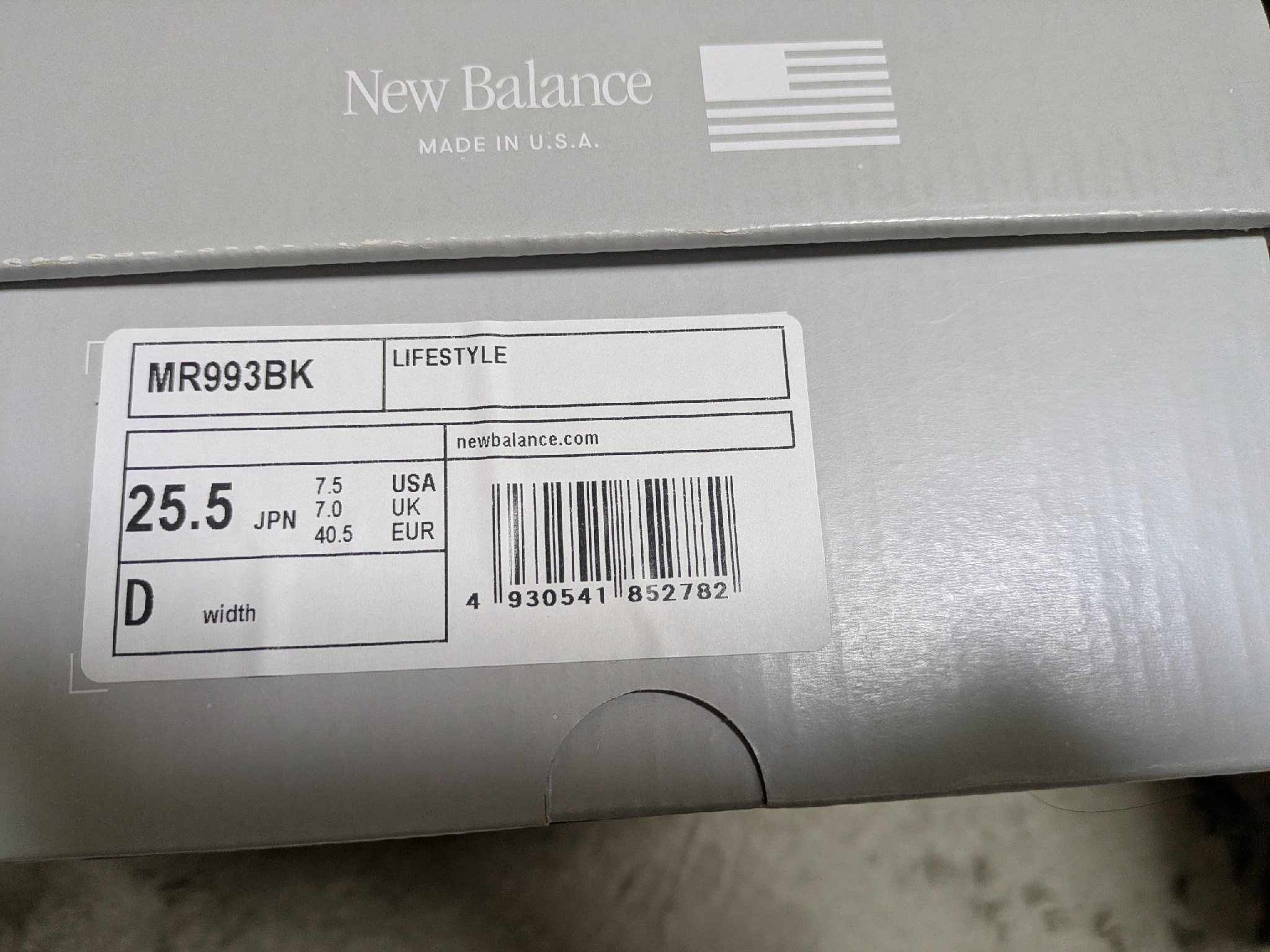 New Balance 993 "Black"