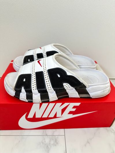 Nike Air More Uptempo Slide "White and Black"