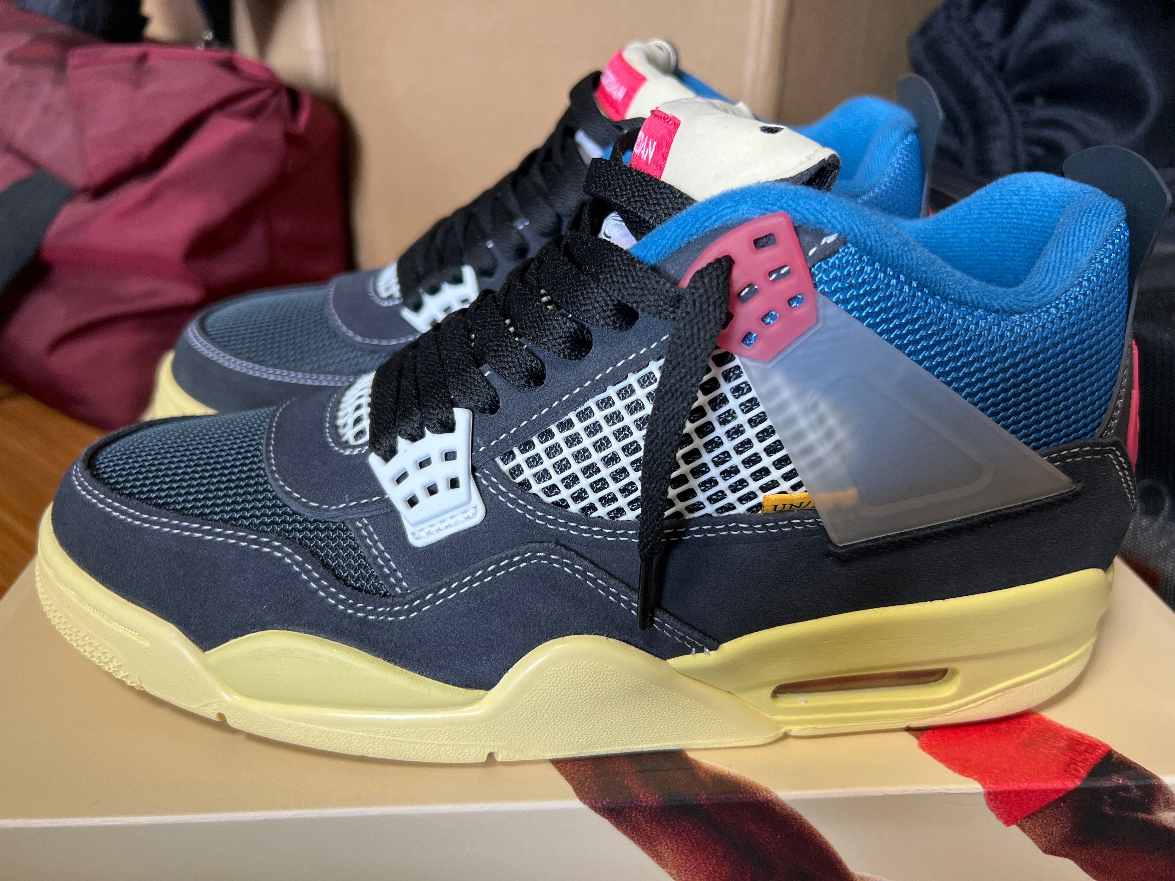 UNION × Nike Air Jordan 4 "Off Noir"