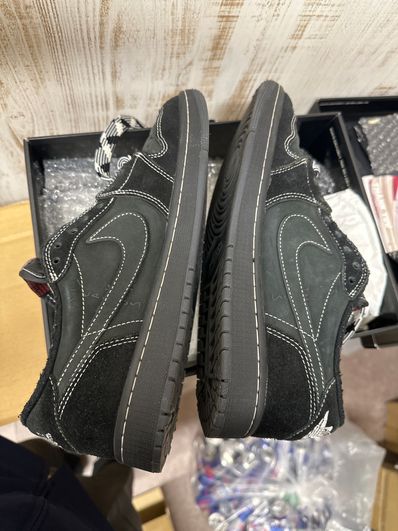 Travis Scott × Nike Air Jordan 1 Low OG SP "Black Phantom"