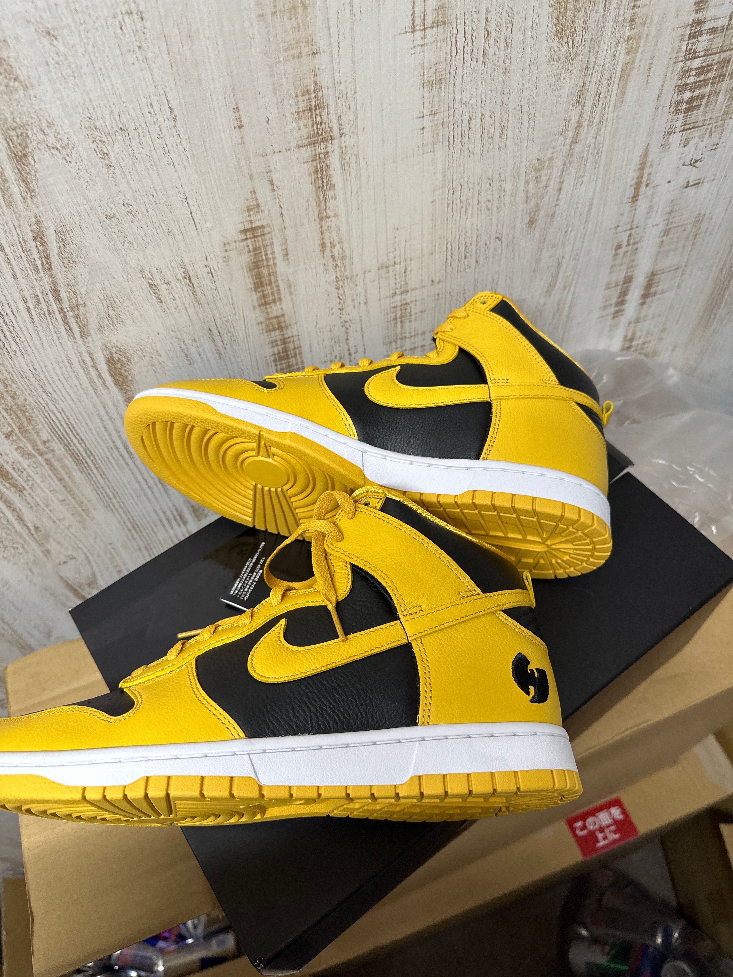 Wu-Tang Clan × Nike Dunk High Retro PRM "Black and Pollen"