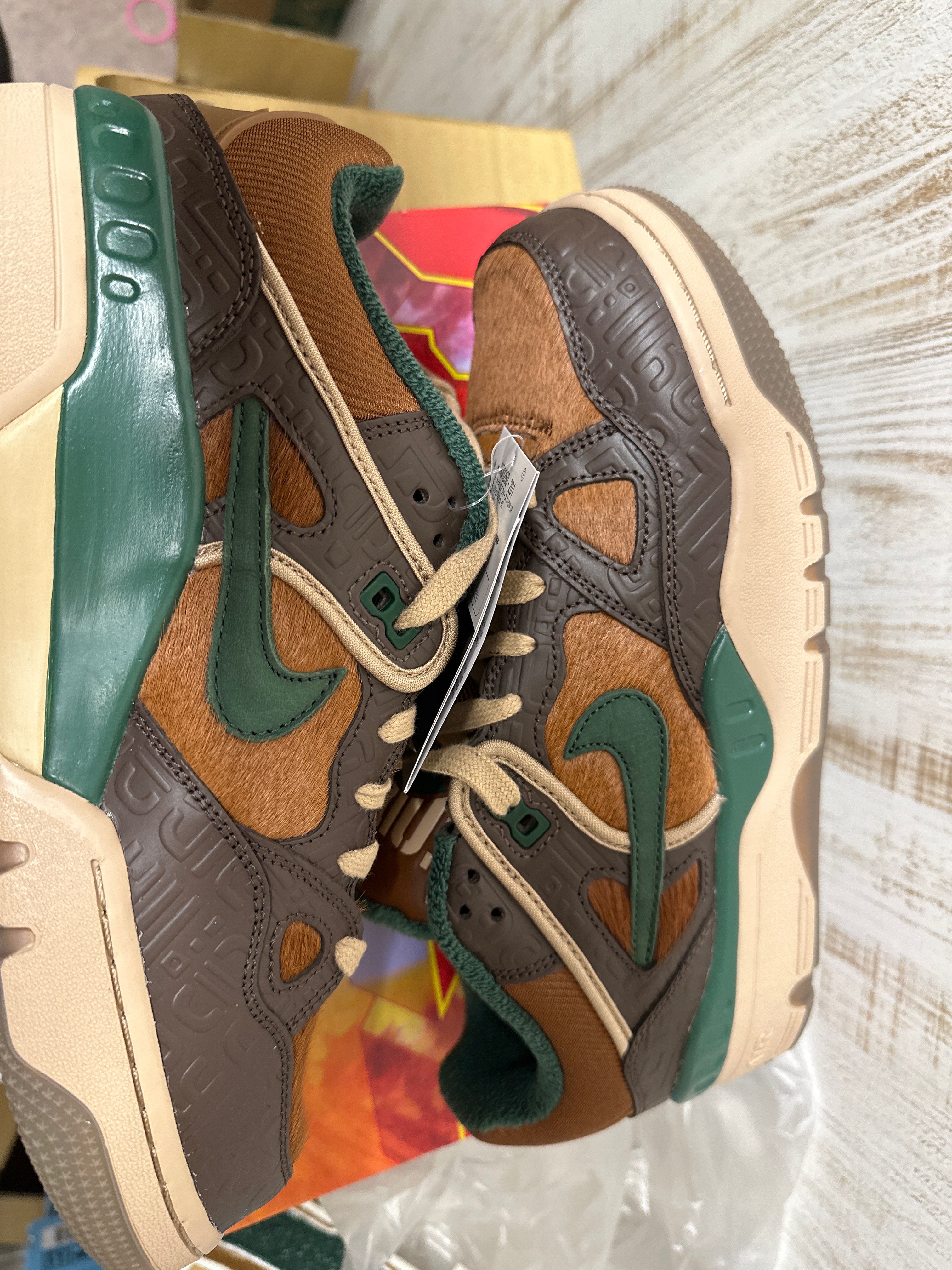 NIGO® × Nike Air Force 3 Low SP "Baroque Brown and Pecan" (Heel Logo "NIGO")