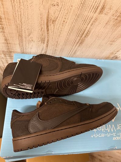 Travis Scott × Nike Air Jordan 1 Low OG SP "Velvet Brown and Dark Mocha"
