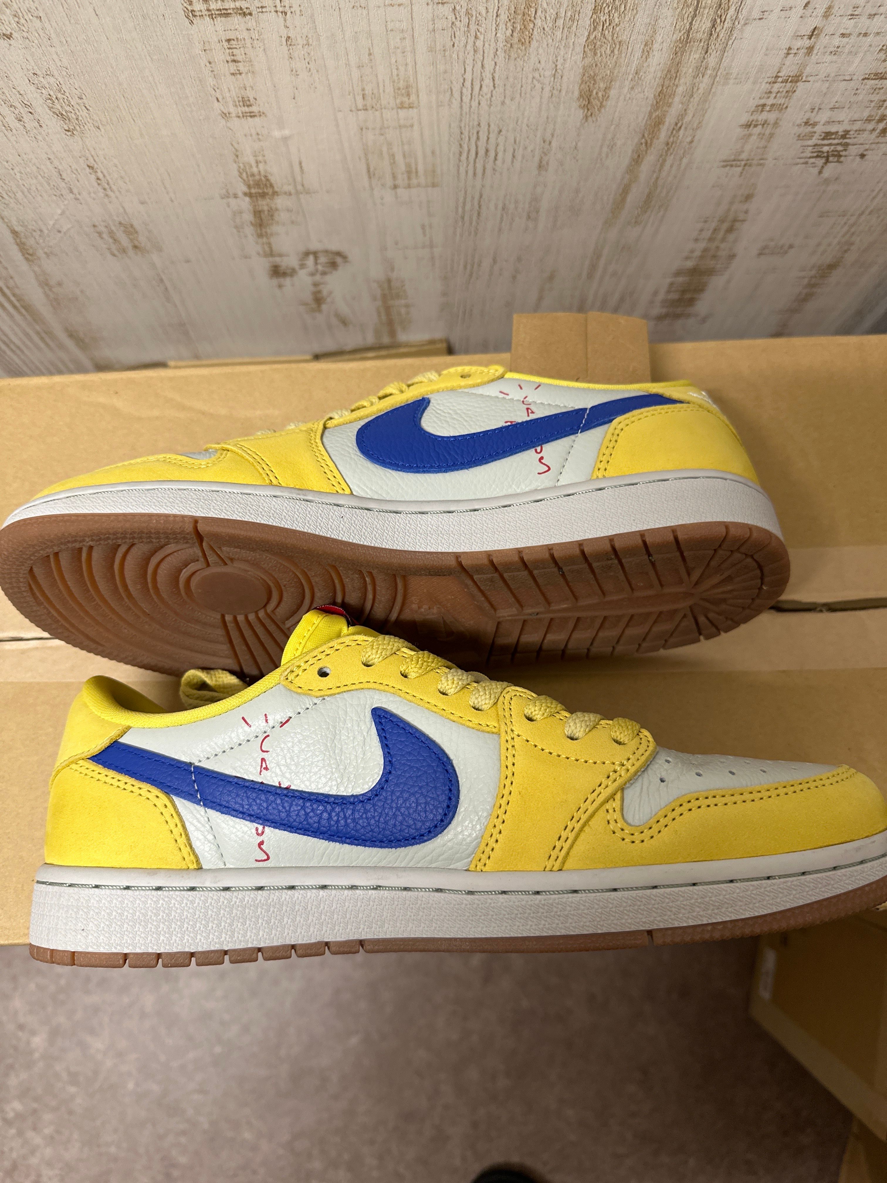 Travis Scott × Nike Women's Air Jordan 1 Retro Low OG "Canary"