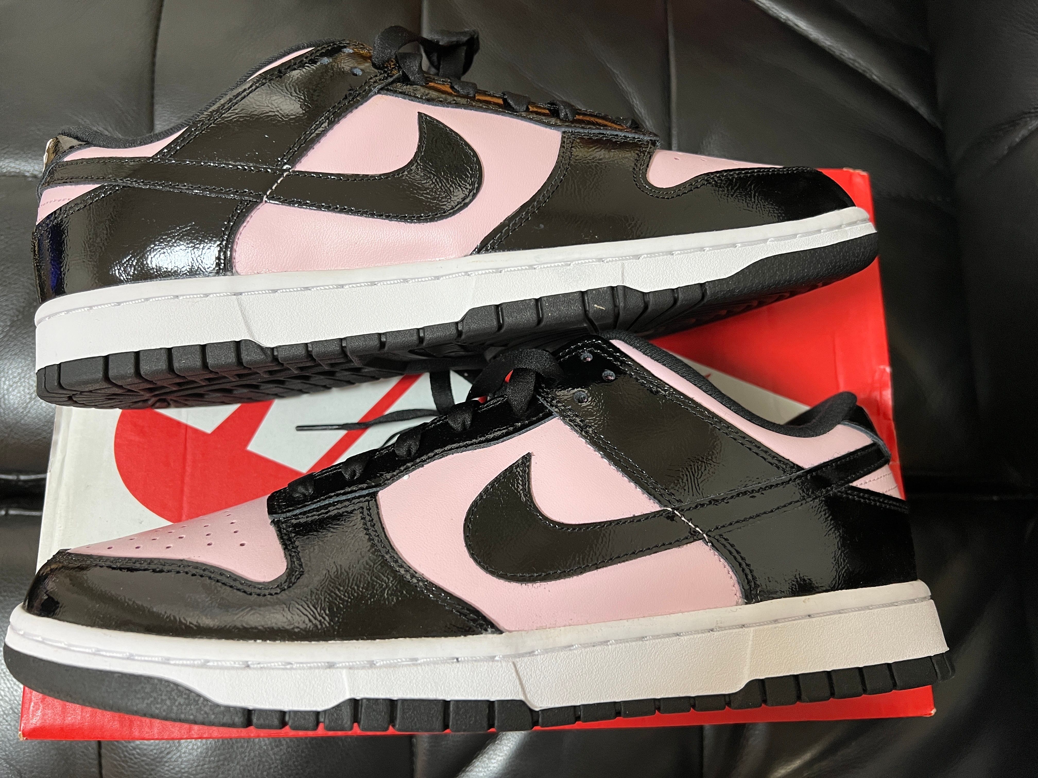 Nike Women's Dunk Low Essential "Black Patent Leather"