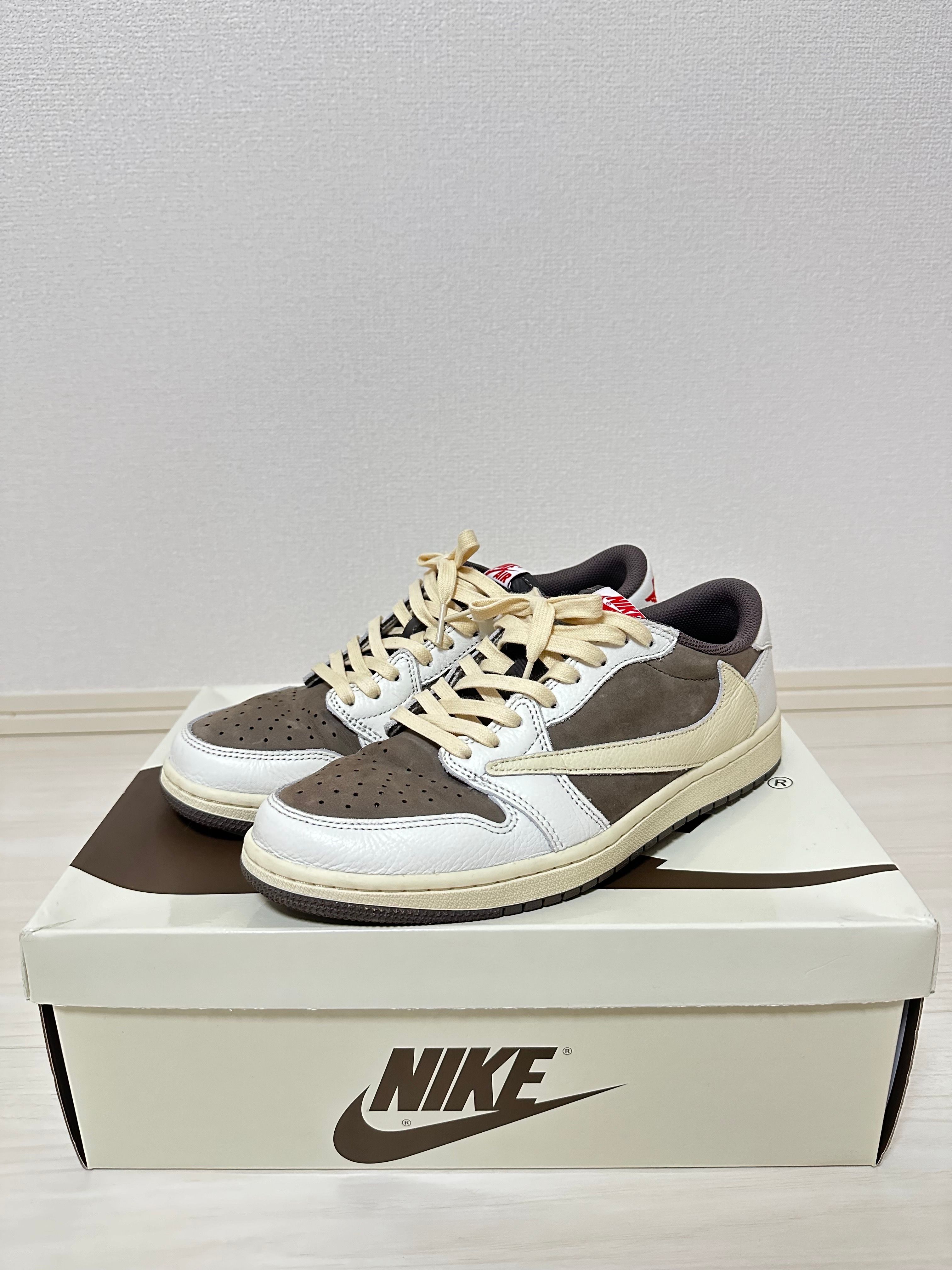 Travis Scott × Nike Air Jordan 1 Low OG SP "Reverse Mocha/Sail and Ridgerock"
