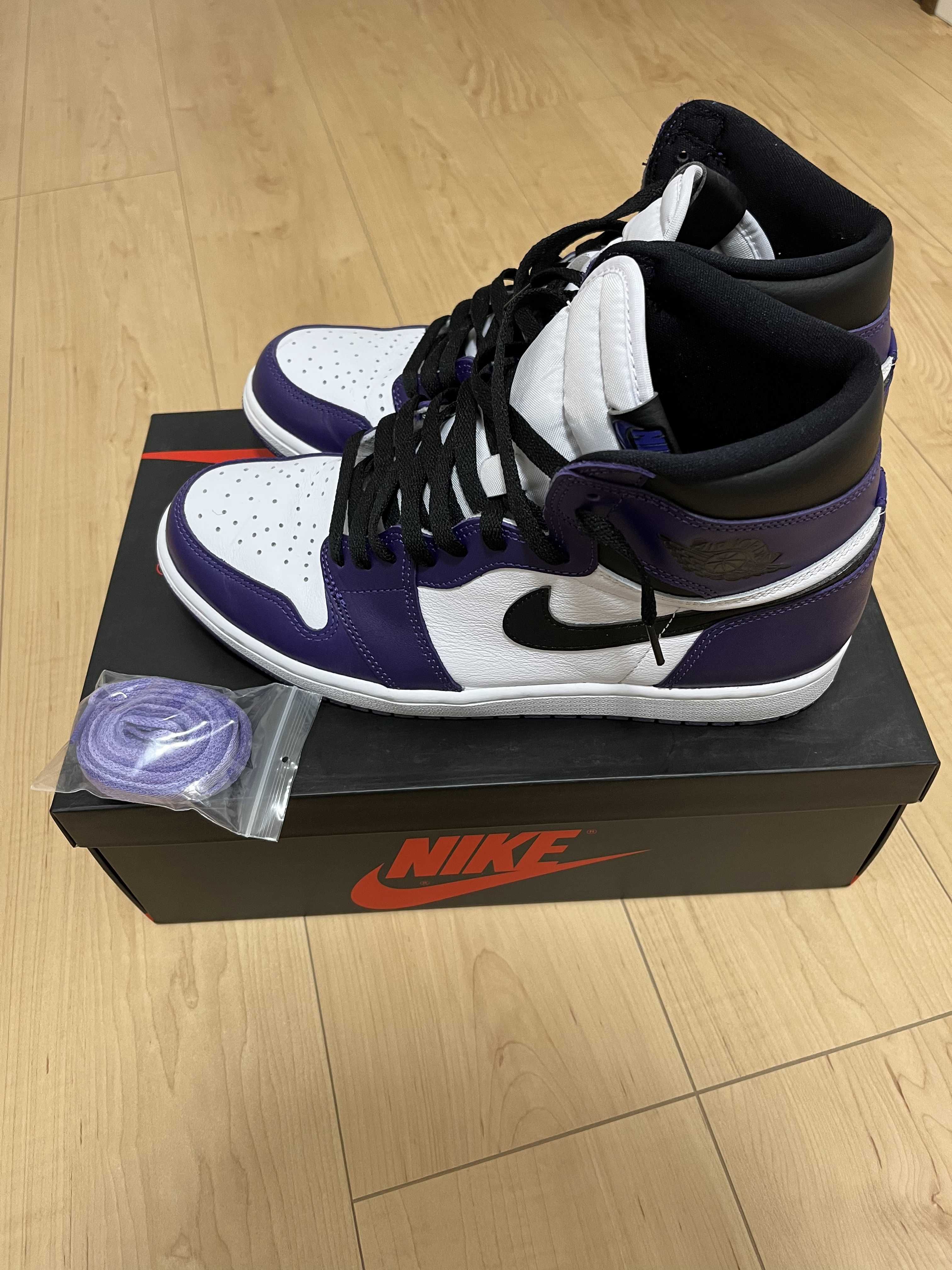 Nike Air Jordan 1 Retro High OG "Court Purple White/Black" (2020)   