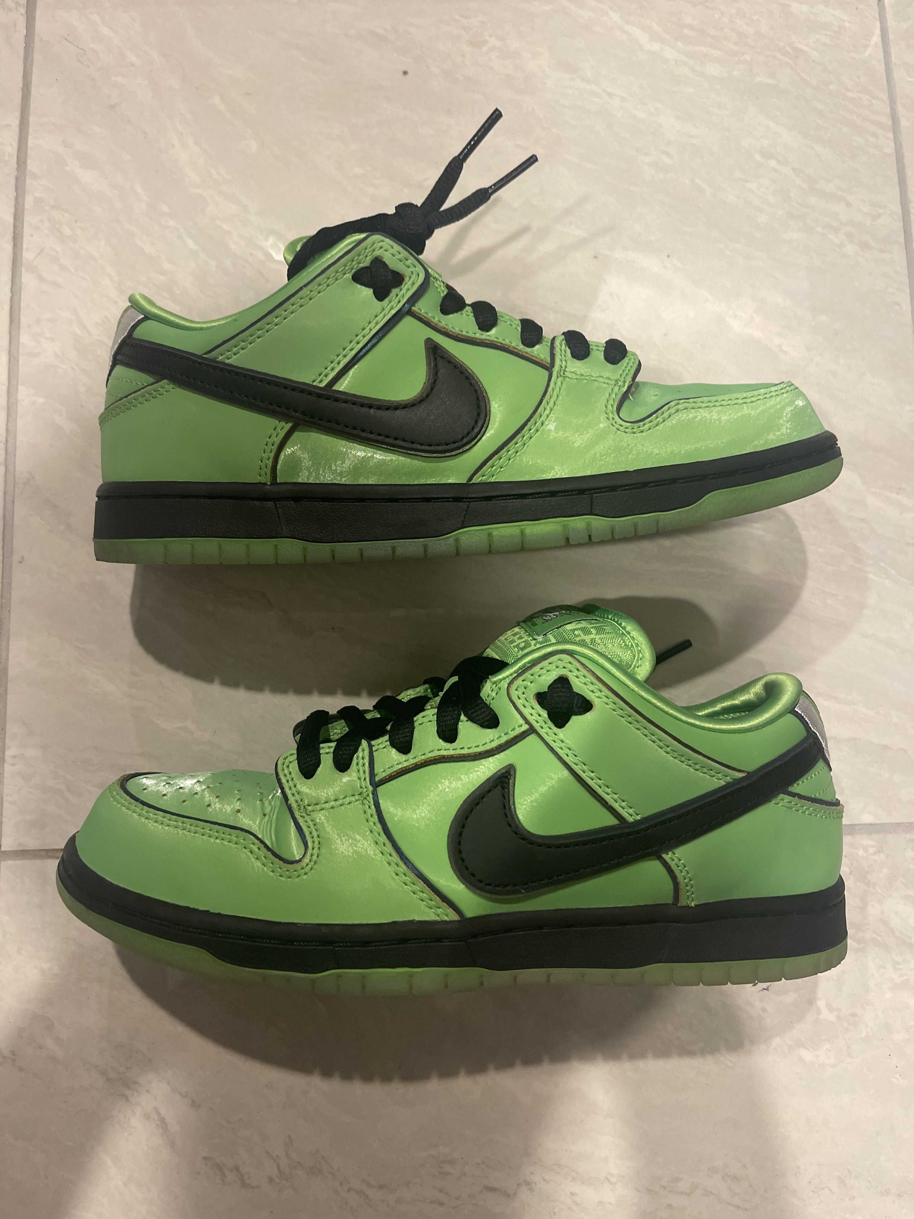 The Powerpuff Girls × Nike SB Dunk Low Pro QS "Buttercup"