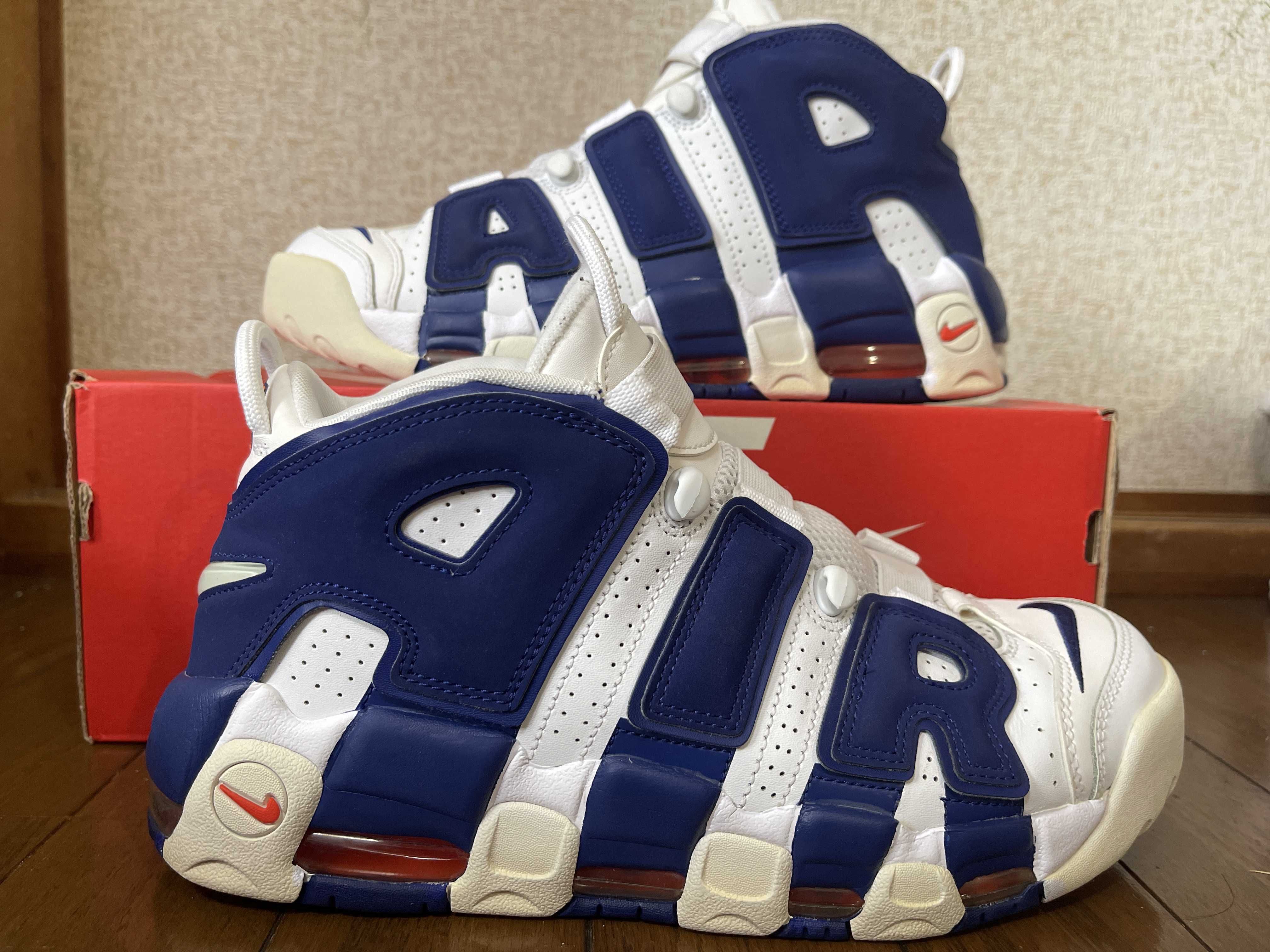 NIKE AIR MORE UPTEMPO 96 "WHITE/DEEP ROYAL BLUE"