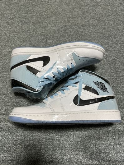 Nike Air Jordan 1 Mid "Ice Blue Nubuck"