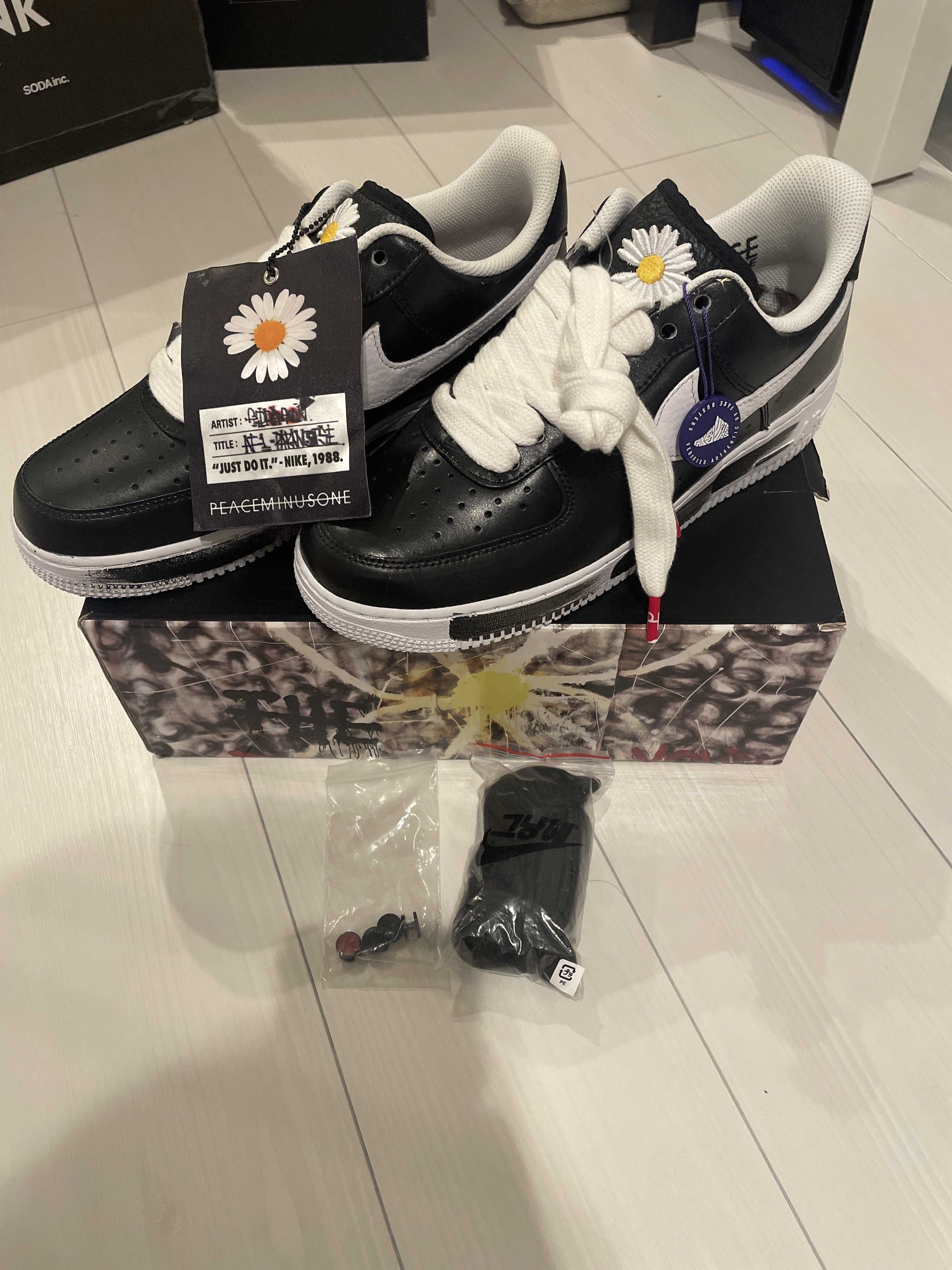 PEACEMINUSONE × Nike Air Force 1 Low Para Noise "Black" / G-DRAGON