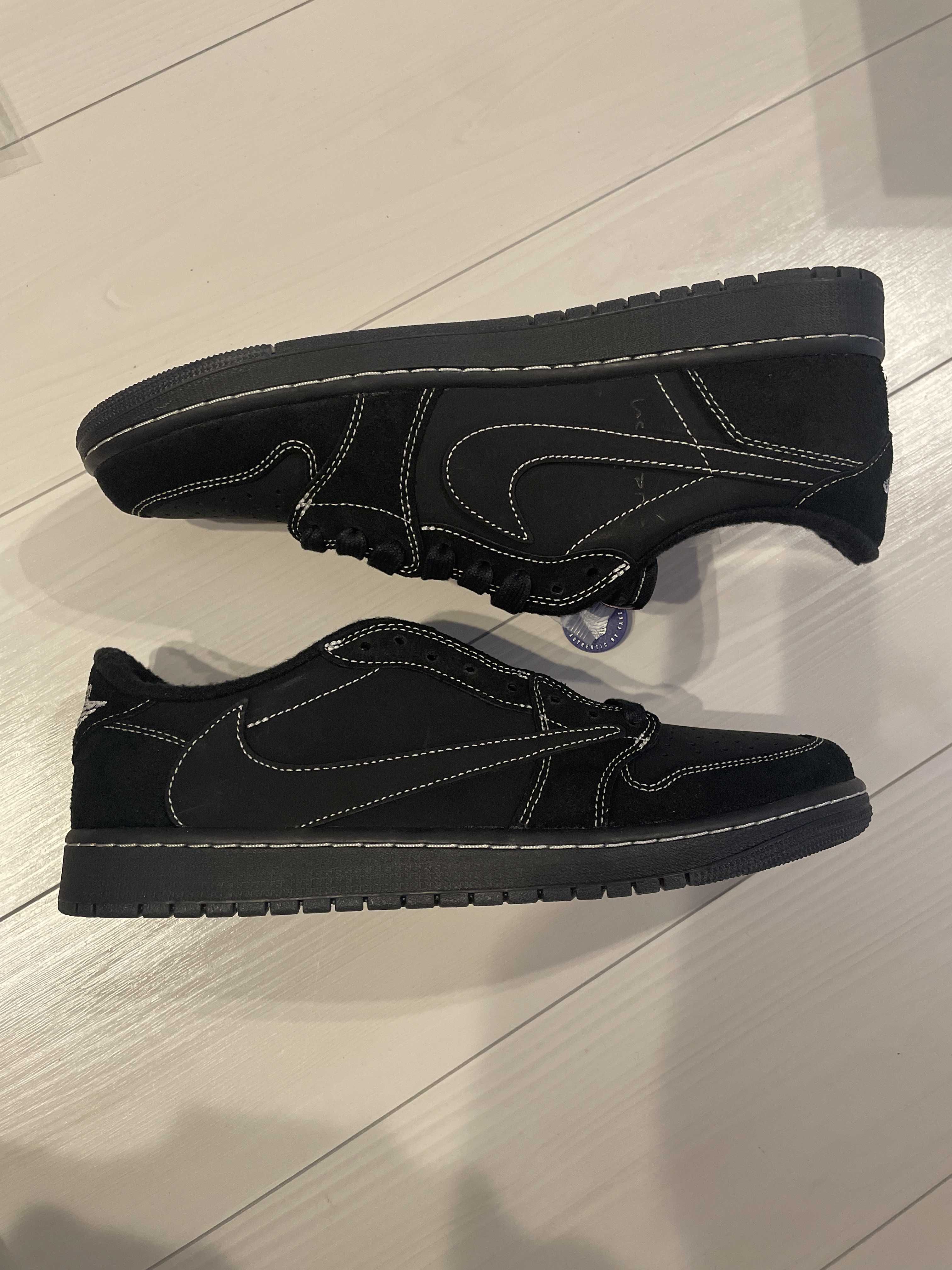 Travis Scott × Nike Air Jordan 1 Low OG SP "Black Phantom"