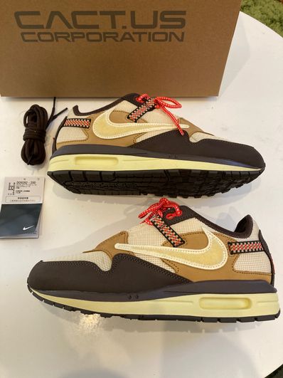 Travis Scott × Nike Air Max 1 "CACT.US Brown"