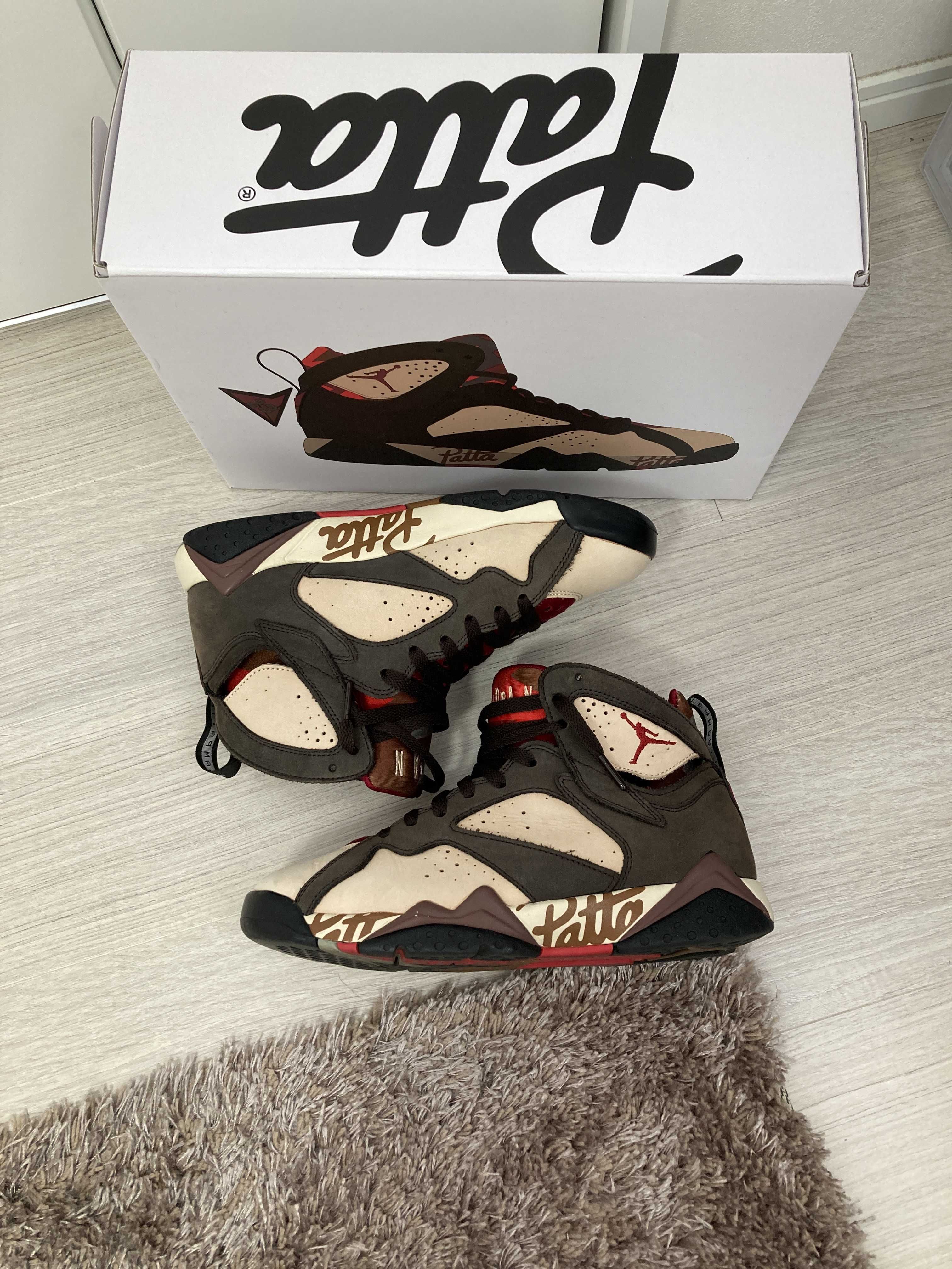 Patta × Nike Air Jordan 7 OG "Brown"